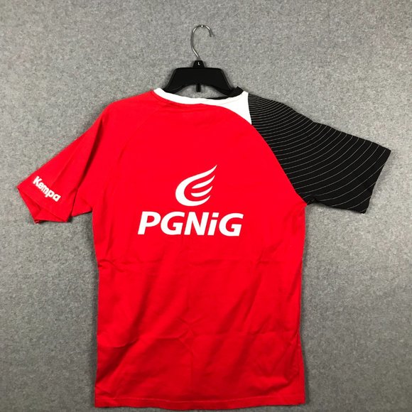 Kempa PGNiG Shirt Mens Medium Red Handball Cotton Short Sleeve Graphic Germany - Picture 9 of 14